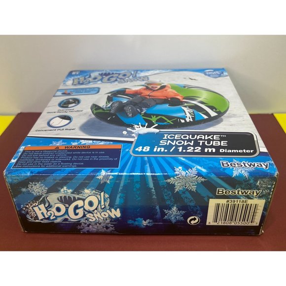 Bestway - Polar Pulse - Inflatable Snow Tube Winter Sports - Blue/Green - 48 in - Picture 5 of 9